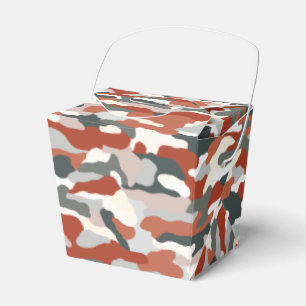 Autumn Camouflage Favor Boxes