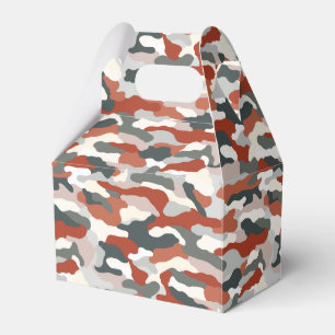 Autumn Camouflage Favor Boxes