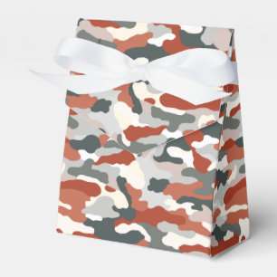 Autumn Camouflage Favor Boxes