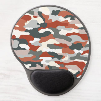 Autumn Camouflage Gel Mouse Pad