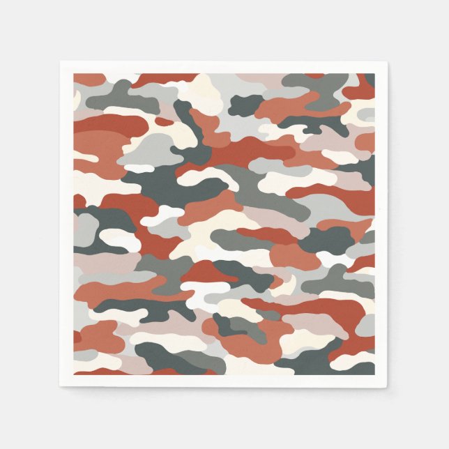Autumn Camouflage Napkins (Front)
