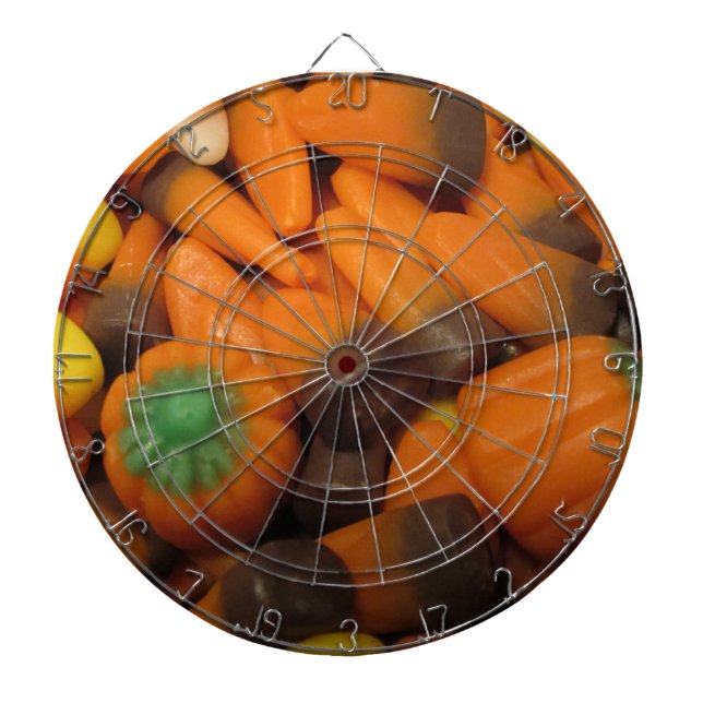 Autumn Candy Corn Dart Board (Front)