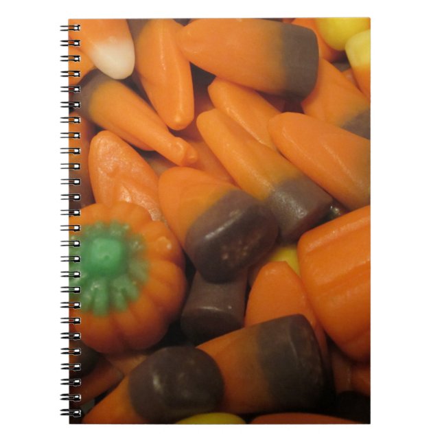 Autumn Candy Corn Notebook (Front)