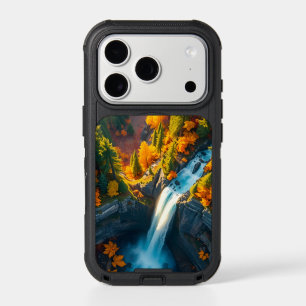 Autumn Canyon Waterfall – Vibrant Fall Forest Land iPhone 17 Pro Case