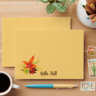 Autumn Card Envelope