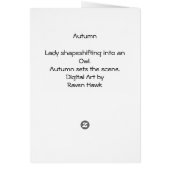 Autumn Cards (Back)