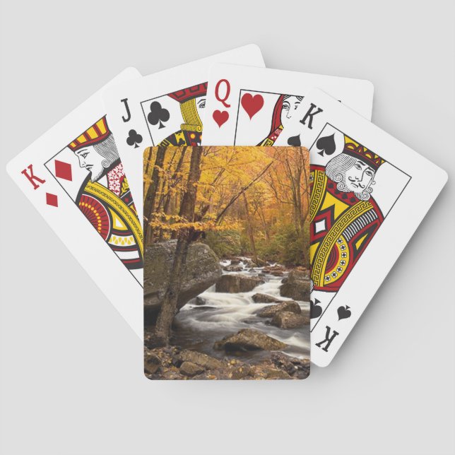 Autumn Cascade Poker Cards (Back)