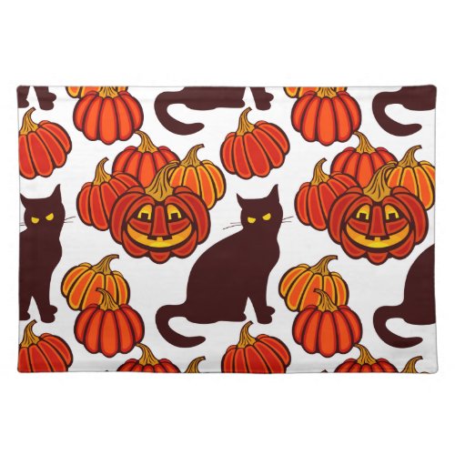 Autumn cat cloth placemat
