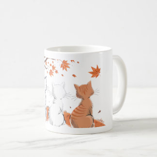 Autumn Cat Companions Mug