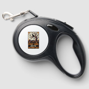 Autumn Cat Lover Vintage Halloween Girl Shirt Desi Retractable Pet Leash