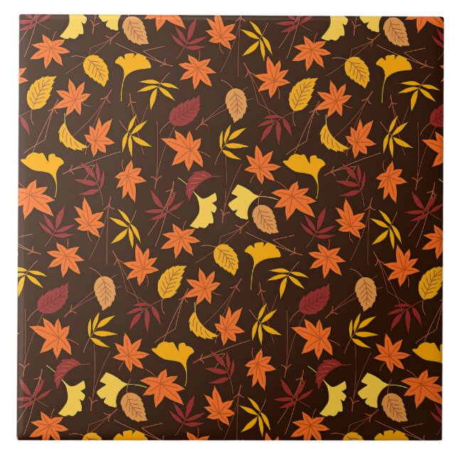 Autumn Celebration Ceramic Tile (Front)