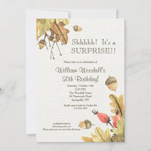 Autumn Celebration Invitation