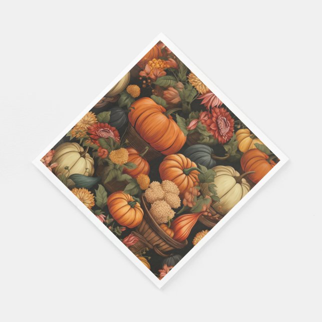 Autumn Celebration Napkins (Corner)