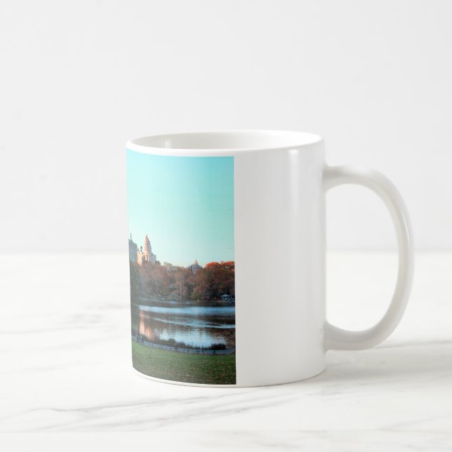 Autumn: Central Park Lake, San Remo Coffee Mug (Right)