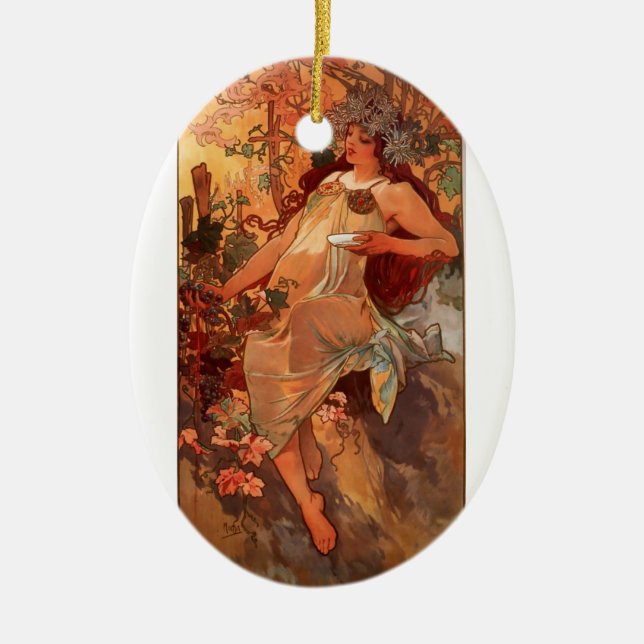 Autumn Ceramic Ornament (Front)