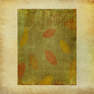 Autumn Change Scrapbook Paper