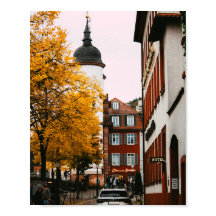 Autumn Charm in European Alley