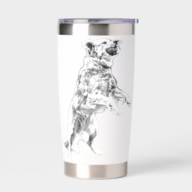 Autumn Chase Unleashed Insulated Tumbler (Left)