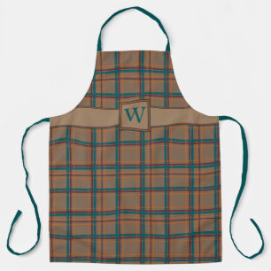 Autumn Chic Plaid All-Over Print Apron