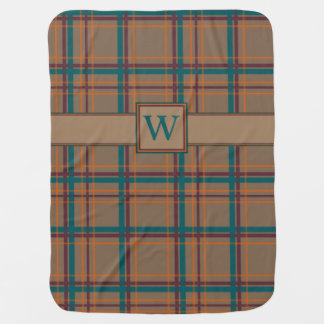 Autumn Chic Plaid Baby Blanket