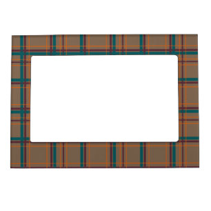 Autumn Chic Plaid Magnetic Frame