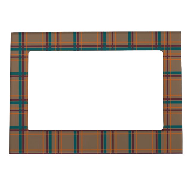 Autumn Chic Plaid Magnetic Frame (Front)