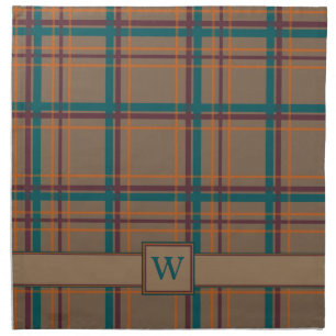 Autumn Chic Plaid Napkin