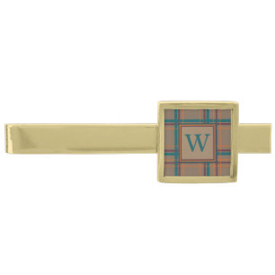 Autumn Chic Plaid Tie Bar