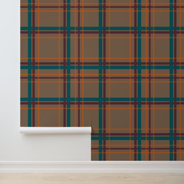 Autumn Chic Plaid Wallpaper (Application)
