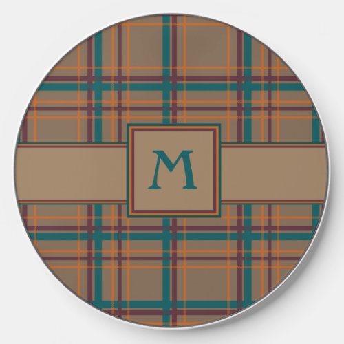 Autumn Chic Plaid Wireless Charger