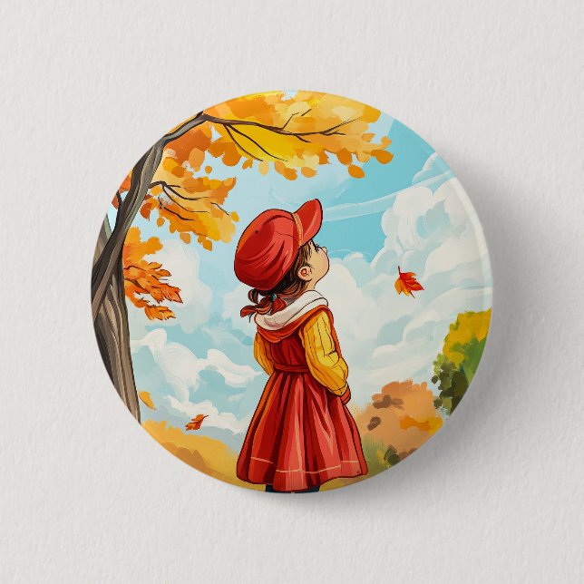 Autumn Child Button (Front)