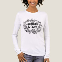 Autumn & Chill | Cozy Fall Hand-Lettered Line Art 