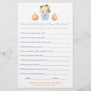 Autumn Chinoiserie Who Knows Bride The Best Game