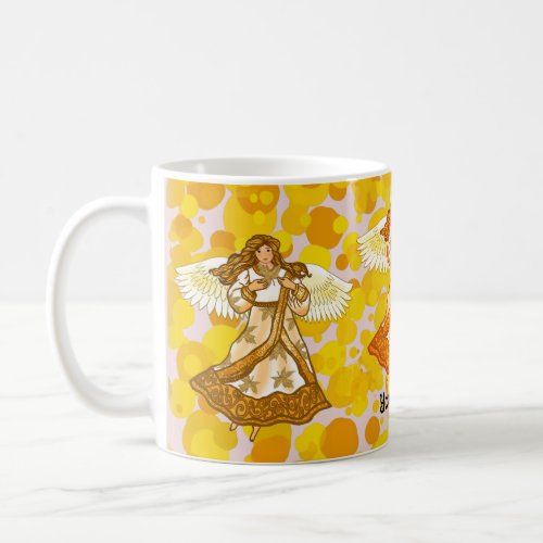 Autumn Christian Angel Coffee Mug