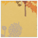 Autumn Chrysanthemum Graphic Fabric