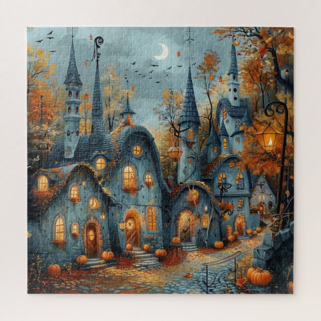 Autumn Cityscape Puzzle (Vertical)