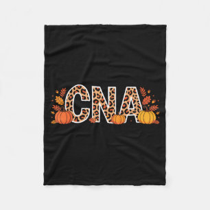 Autumn Cna Fall Certified Nursing Istant Fleece Blanket