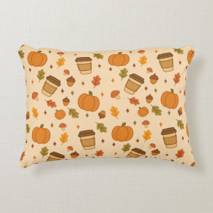 Autumn Coffee Accent Pillow