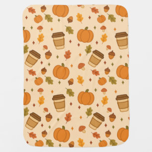 Autumn Coffee Baby Blanket
