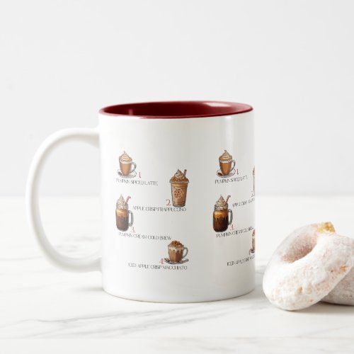 Autumn Coffee Guide Selection for Newbies Two_Tone Coffee Mug