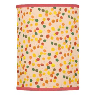 Autumn Color Aspen Leaves Pattern Over Orange