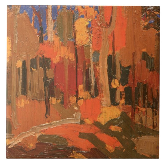 Autumn Color by Tom Thomson Ceramic Tile (Front)
