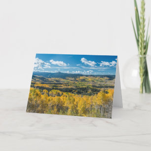 Autumn Color in Flat Tops   Routt National Forest Card