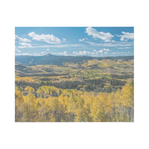 Autumn Color in Flat Tops  Routt National Forest Gallery Wrap