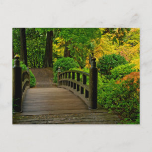 Autumn Color, Portland Japanese Garden Postcard