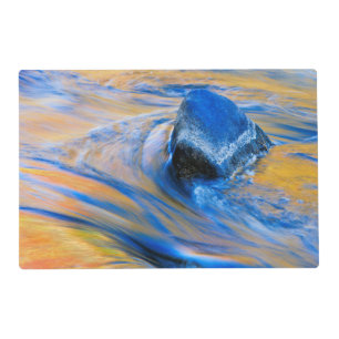 Autumn Color Water Abstract Placemat