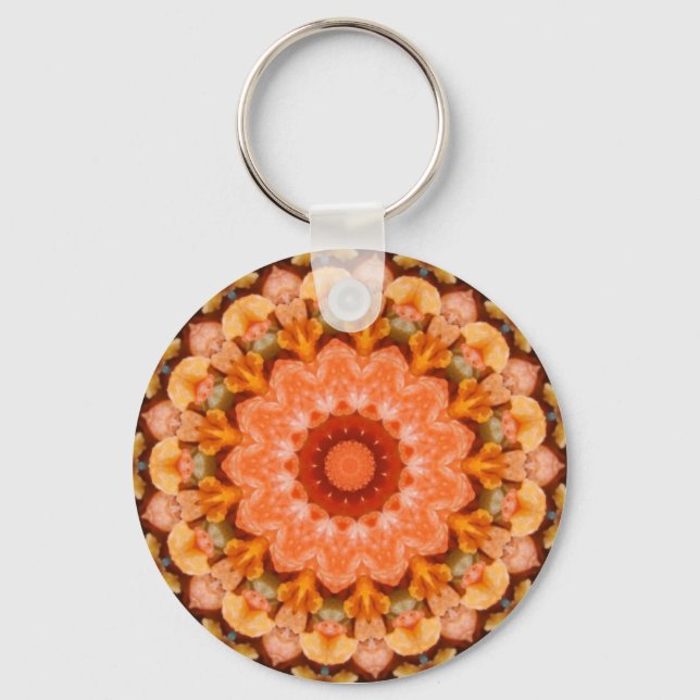 Autumn Colorburst Keychain (Front)