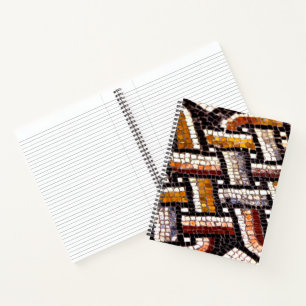 Autumn Colored Mosaic Notebook