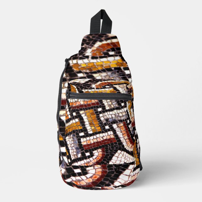Autumn Colored Mosaic Sling Bag (Front)