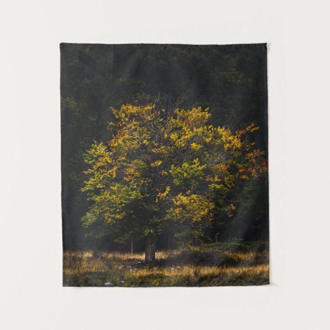 Autumn colored tree tapestry (Front)